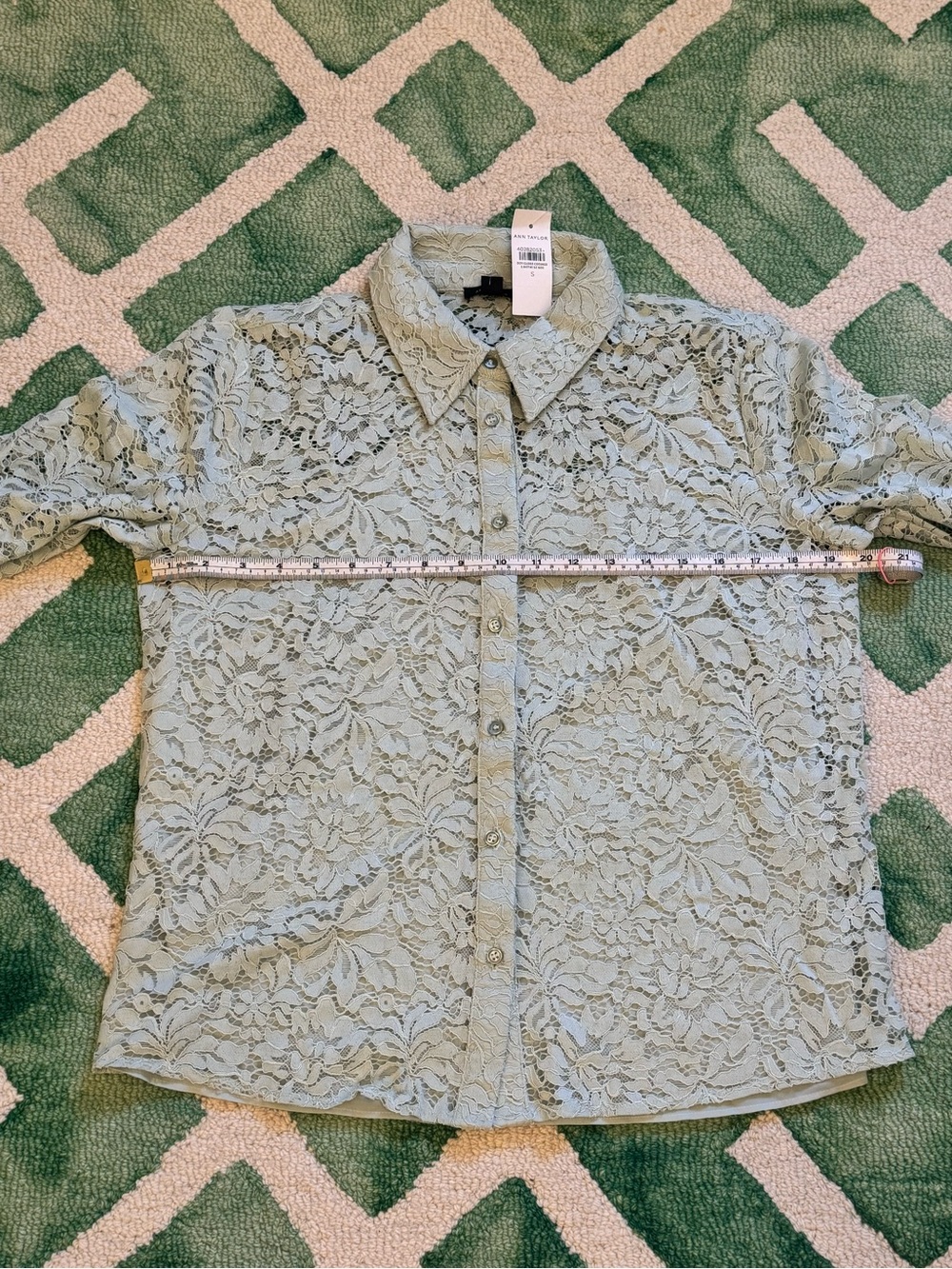 NWT Ann Taylor lace shirt with matching cami Size Small - Picture 5 of 8